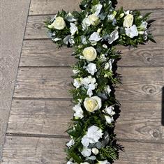 White and Green Cross