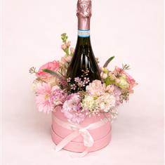 Blush &amp; Bubbles Hatbox